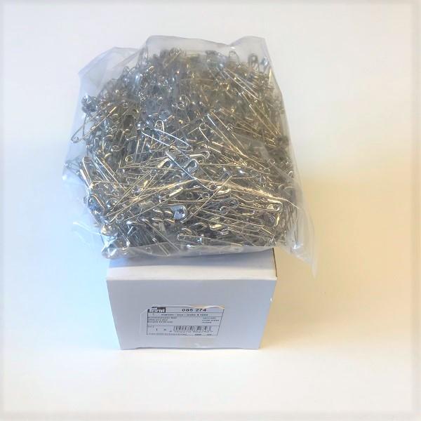 Prym Sicherheitsnadeln 38mm silberfarbig 1000Stck.